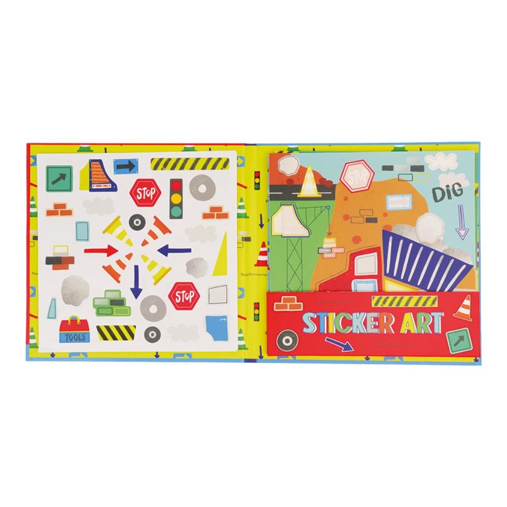 Floss & Rock Sticker Fun - Construction