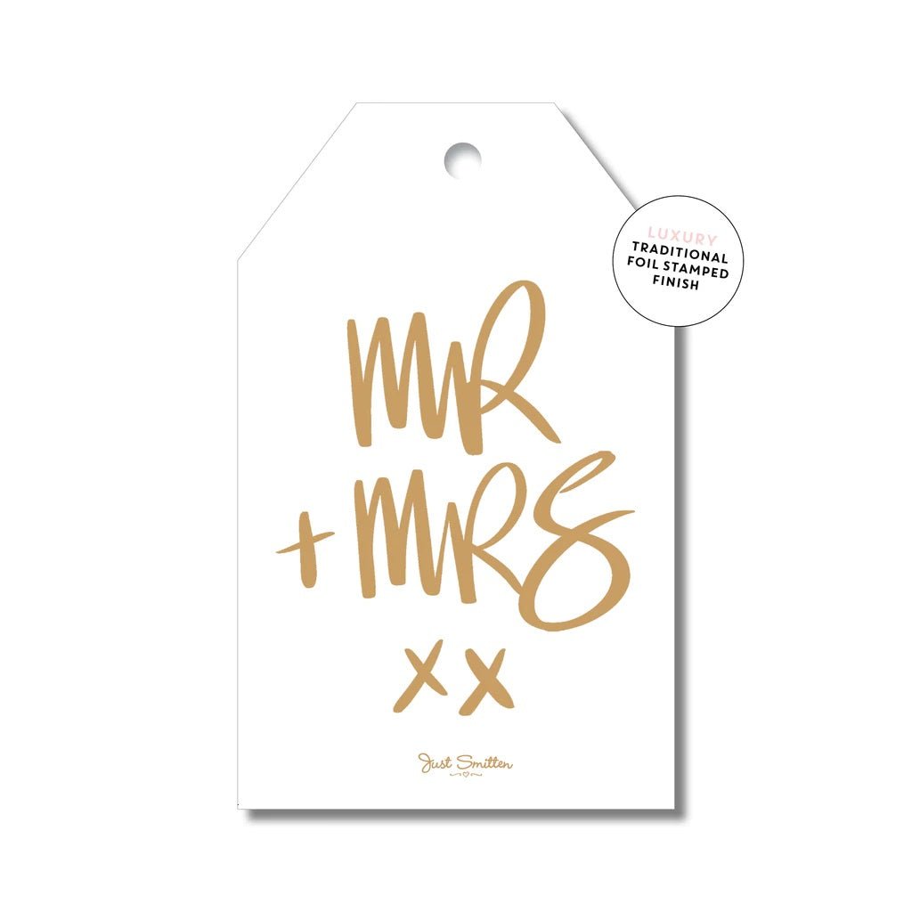 Gift Tag - Mr and Mrs