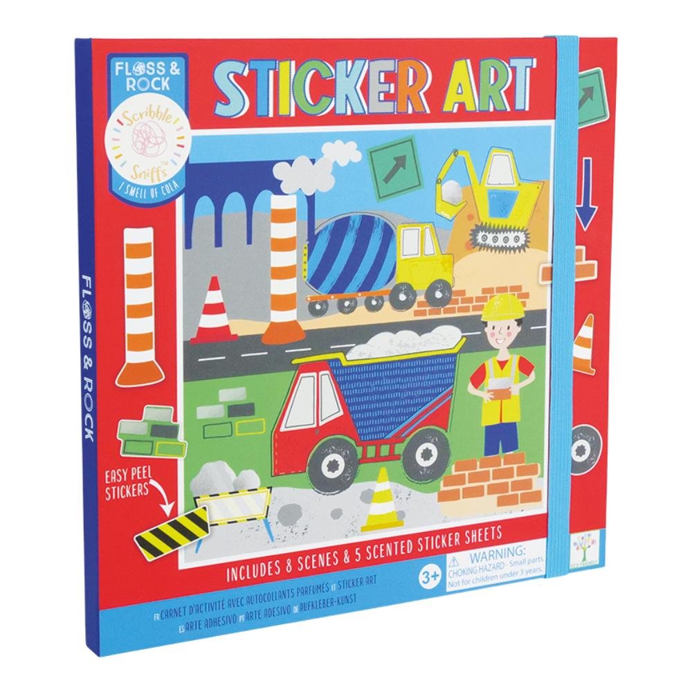 Floss & Rock Sticker Fun - Construction