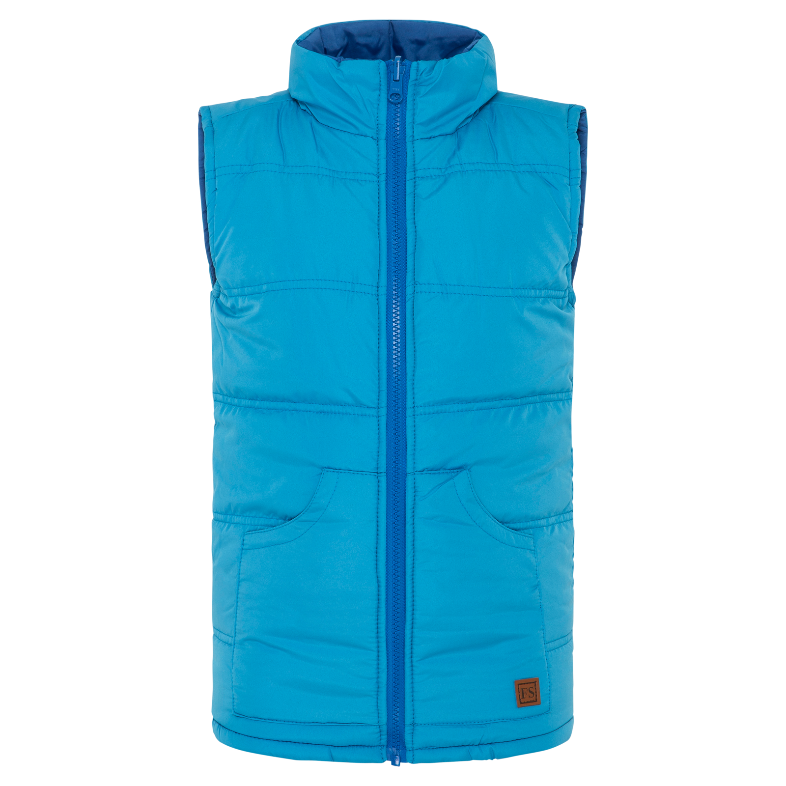 Mill & Hide - French Soda - Kids Reversible Vest - Blue