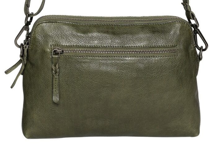 Leather Shoulder/Crossbody Bag 7761