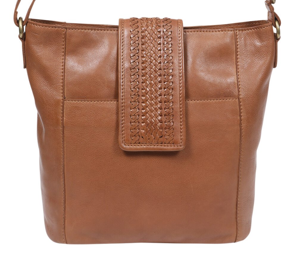 Leather Shoulder/Crossbody Bag 7856