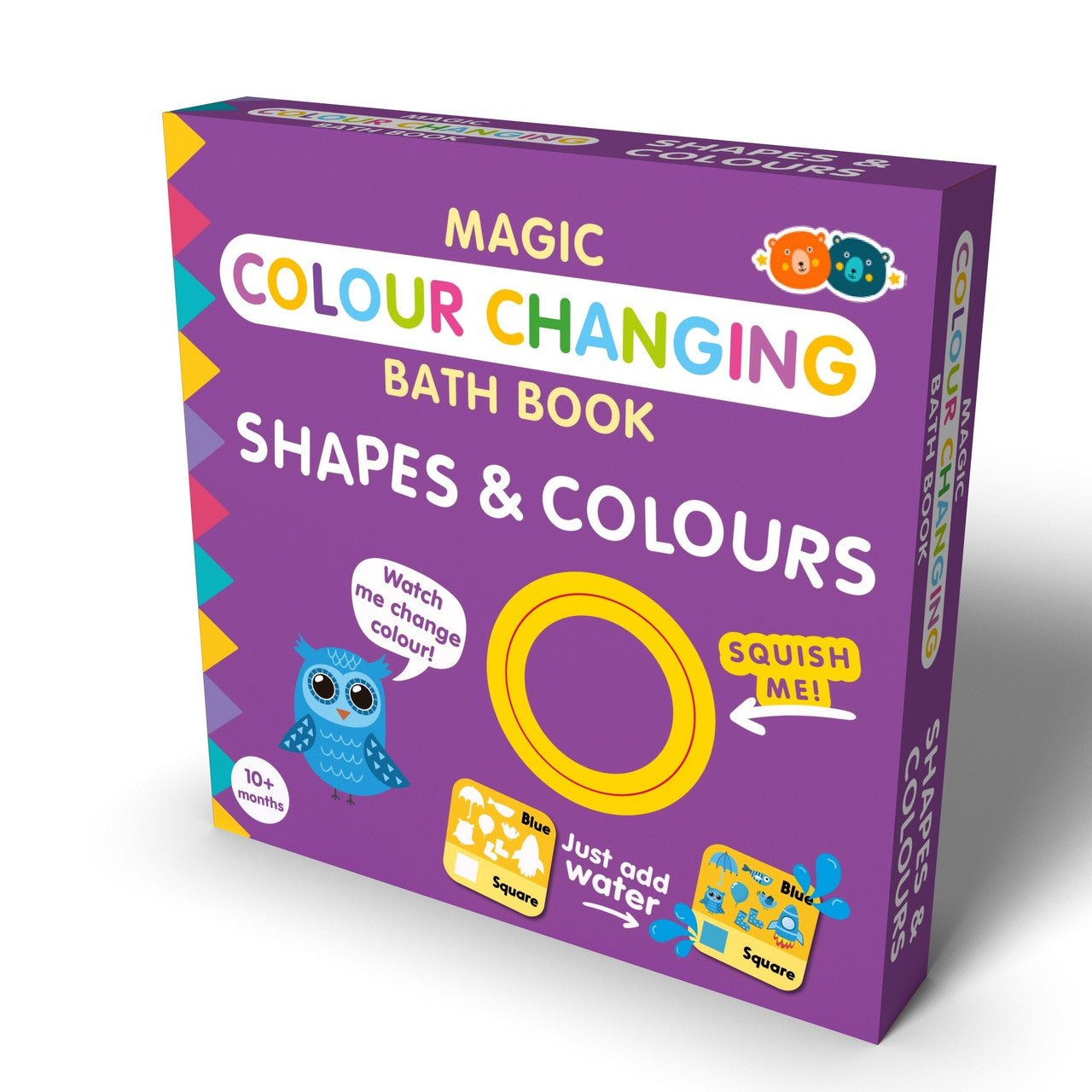 Magic Colour Changing Bath Book - Shapes &amp; Colours