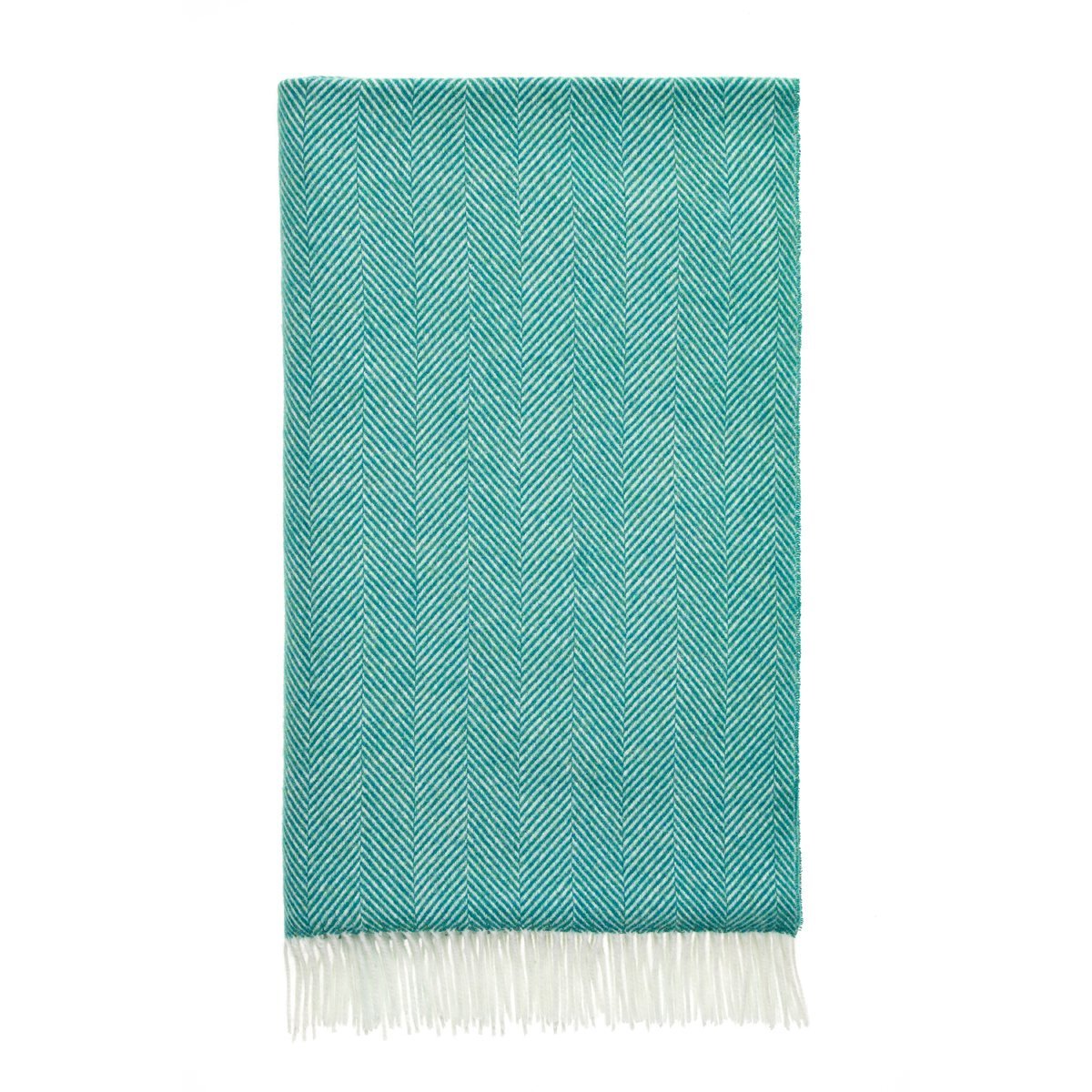 Bronte by Moon - Herringbone Throw Jade