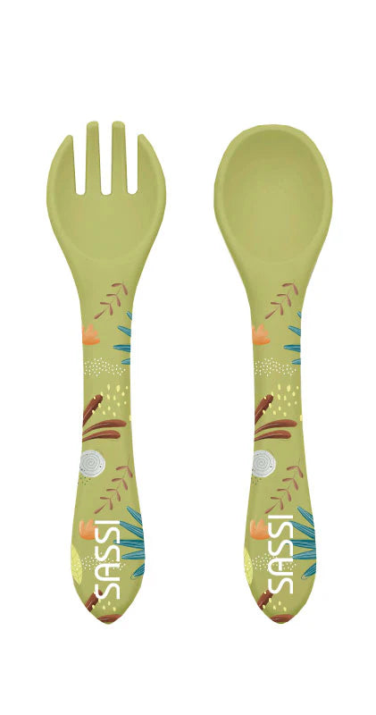 Sassi Silicone Cutlery Set