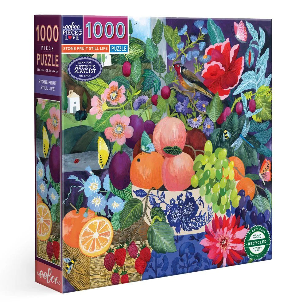 eeBoo 1000 Pc Puzzle - Stone Fruit
