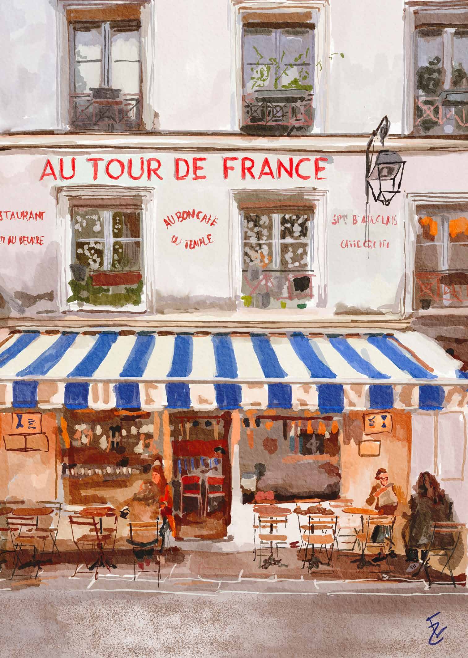Greeting Card - French Bistro