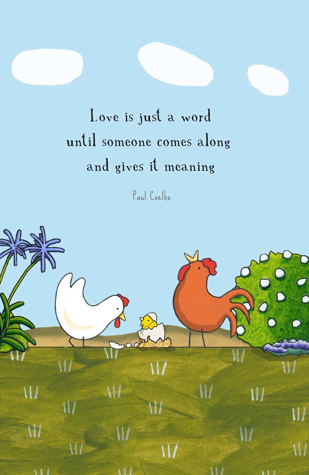 Mill &amp; Hide - Red Tractor Designs - Greeting Card - The Meaning of Love