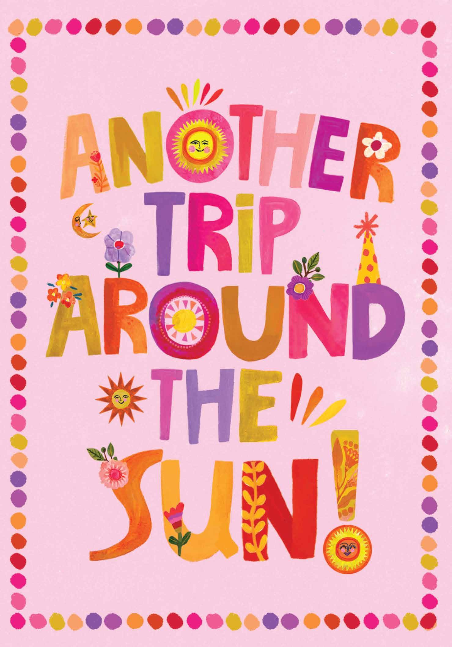Greeting Card - Another Trip Around the Sun