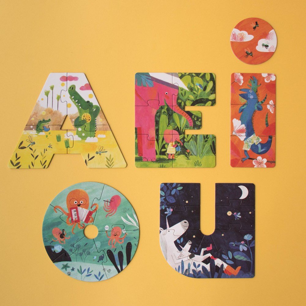 Mill & Hide - Antipoda - AEIOU Puzzle