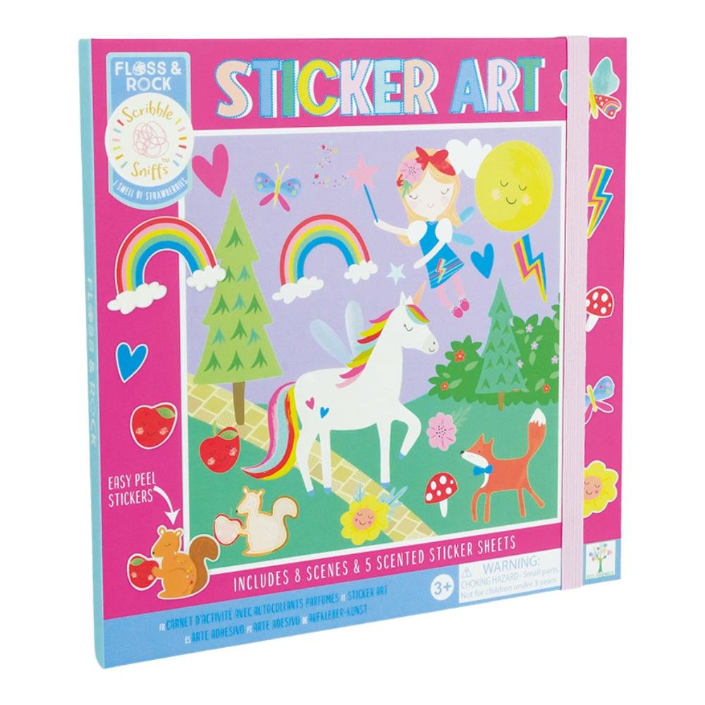 Floss & Rock Sticker Fun - Rainbow Fairy
