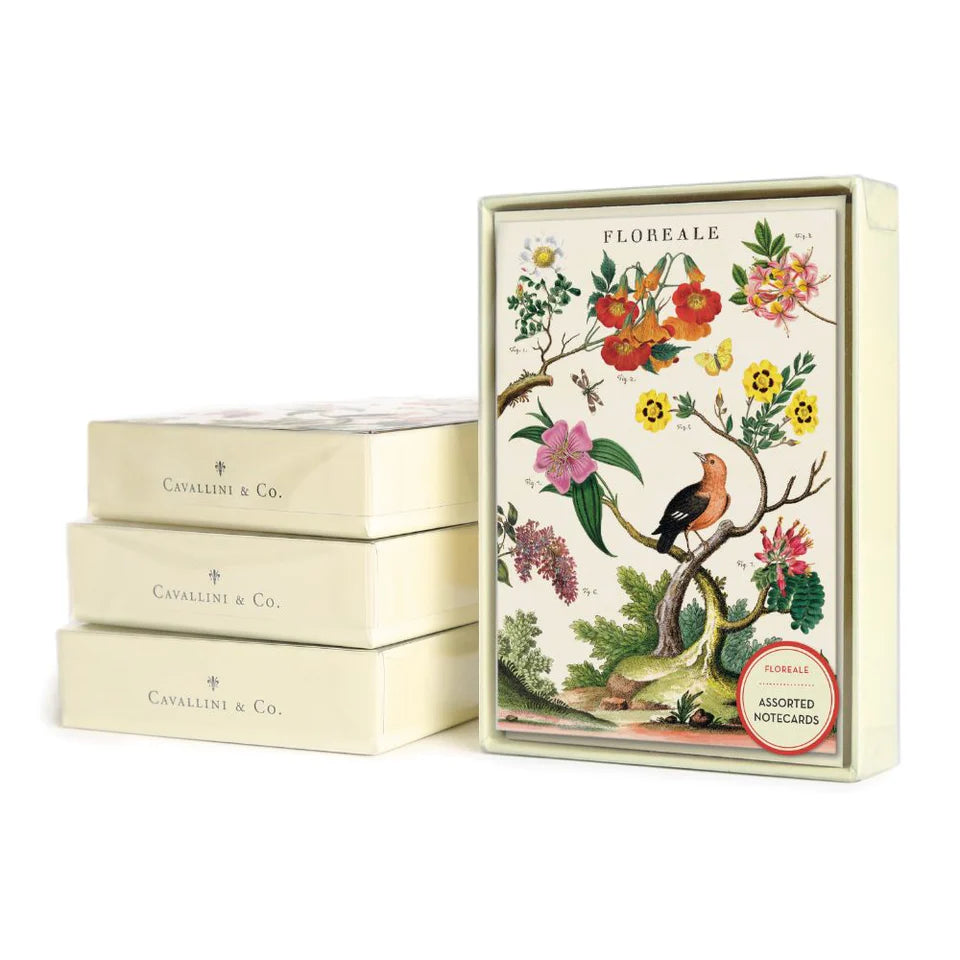 Cavallini Boxed Notecards - Floreale