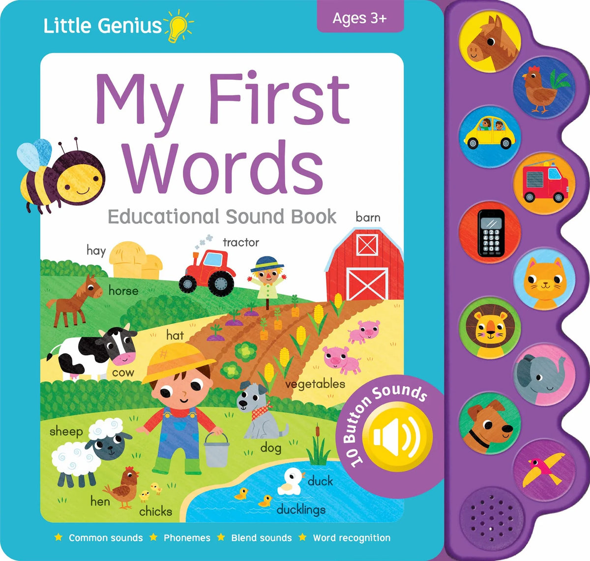 10- Button Sound Book - Little Genius - First words