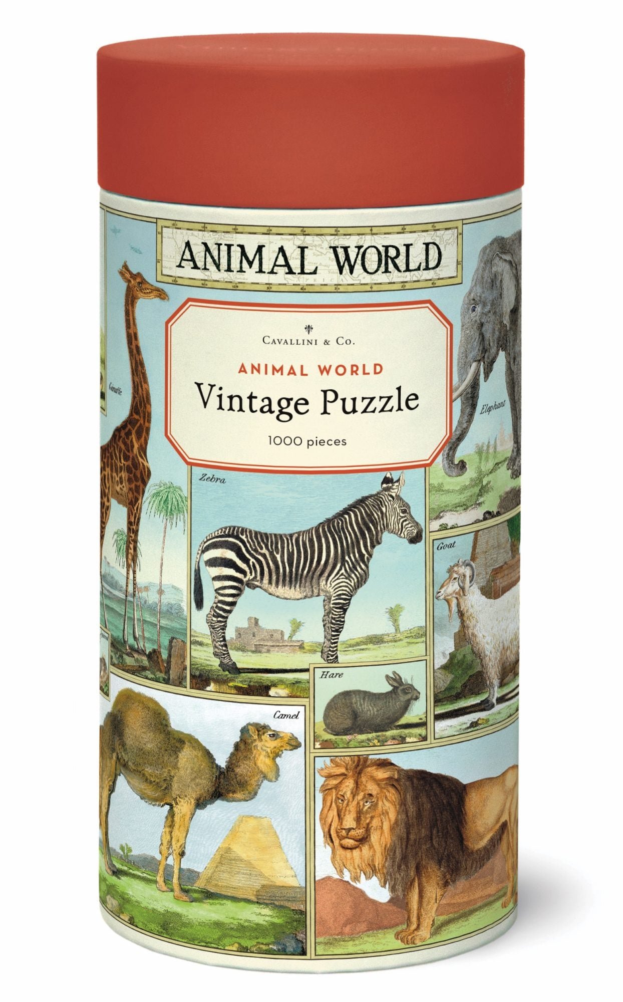 Mill &amp; Hide - Bobangles - Cavallini Puzzle - Animal World