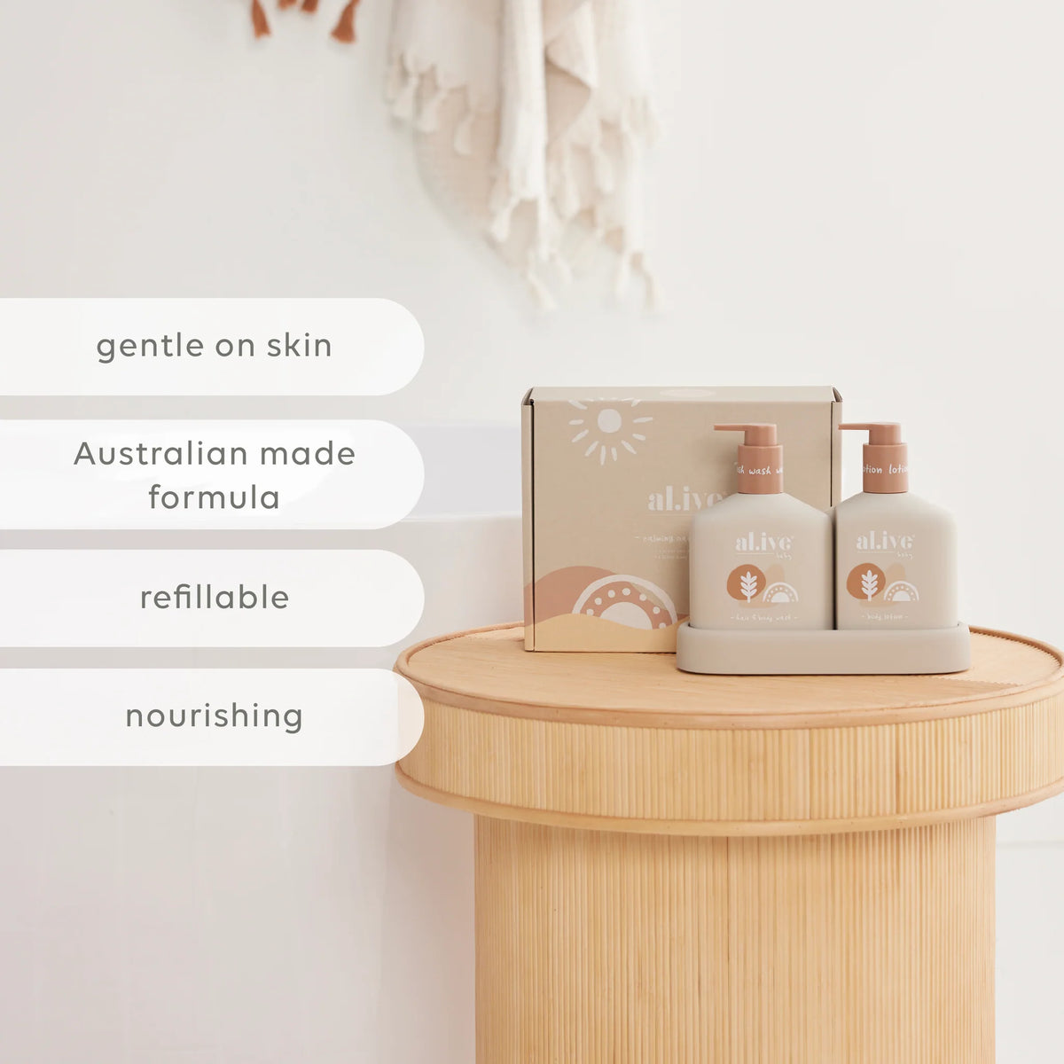 al.ive body - Baby Hair & Body Duo - Calming Oatmeal