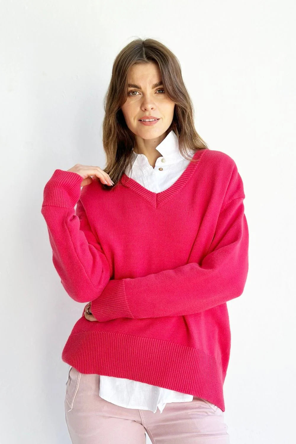 Georgie V-Neck Jumper
