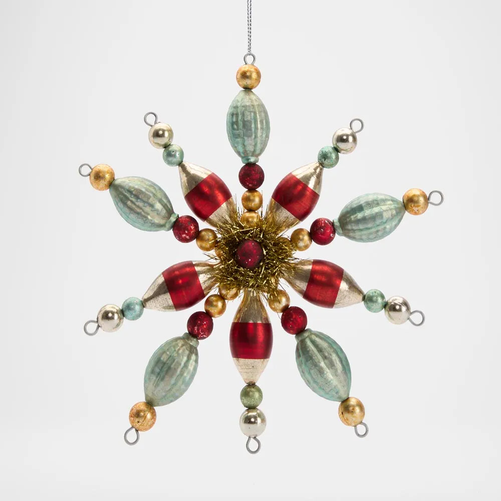 Vintage Bauble Star Decoration