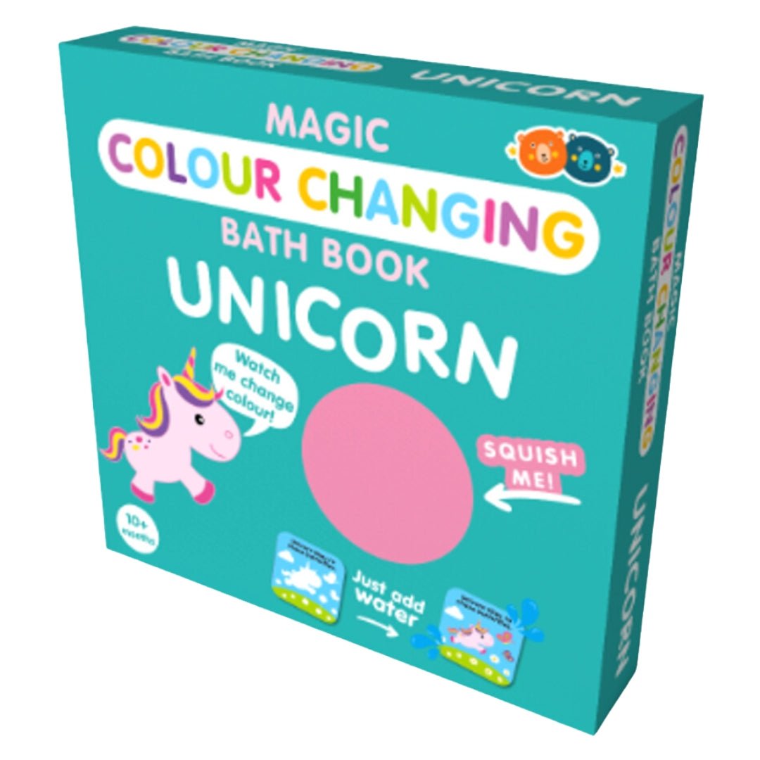 Magic Colour Changing Bath Book - Unicorn