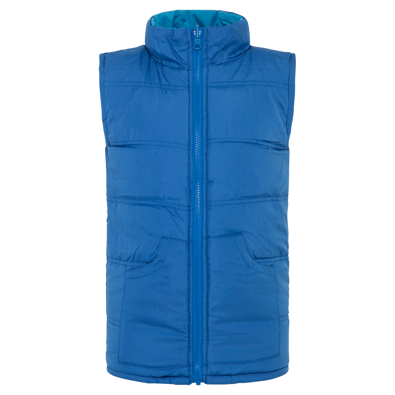 Mill & Hide - French Soda - Kids Reversible Vest - Blue