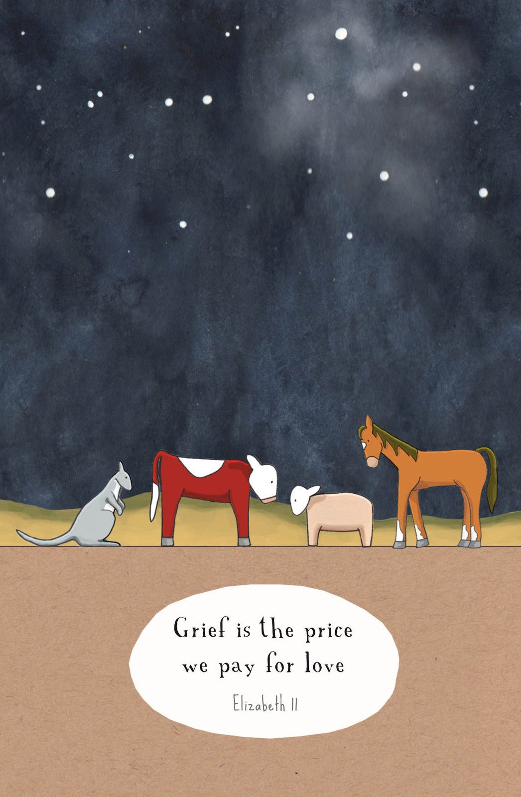 Mill &amp; Hide - Red Tractor Designs - Greeting Card - Always Loved